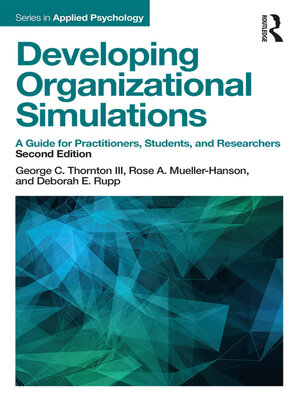 cover image of Developing Organizational Simulations